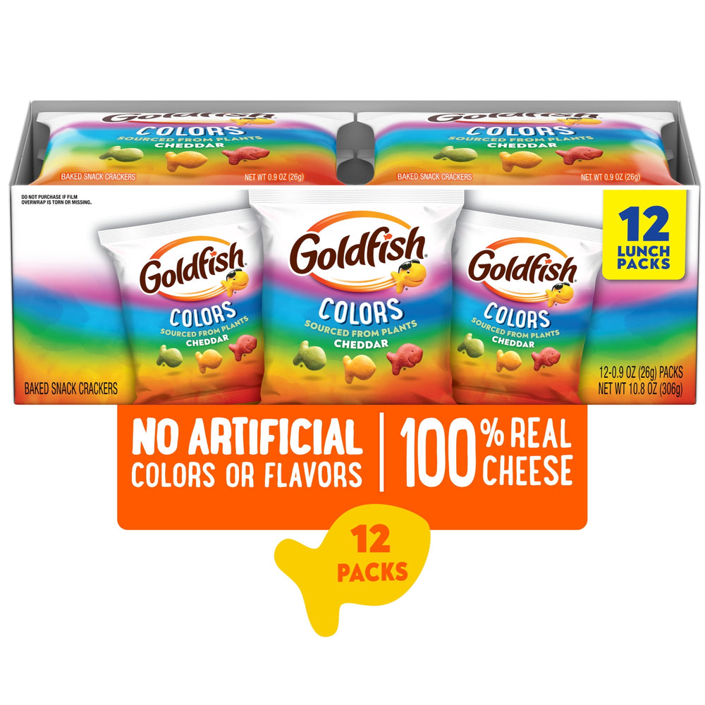Goldfish Colors · Galletas saladas · 12 pzas de 26 g