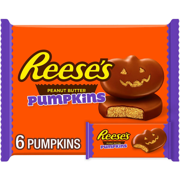 Reese's Peanut Butter Pumpkins · Chocolates · 6 piezas de 34 g