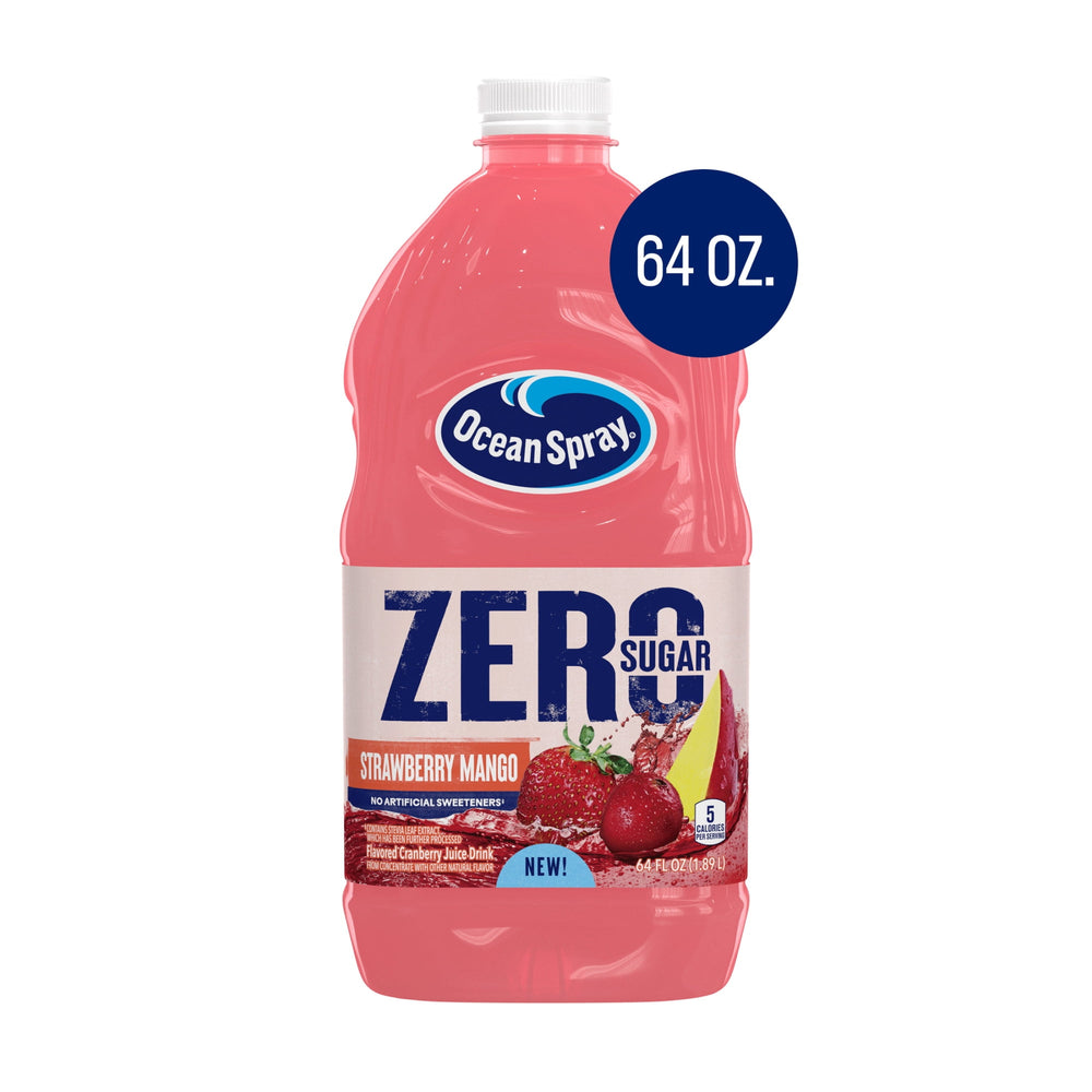 Ocean Spray® Strawberry Mango ZERO Sugar · Bebida · 1.89 L · botella
