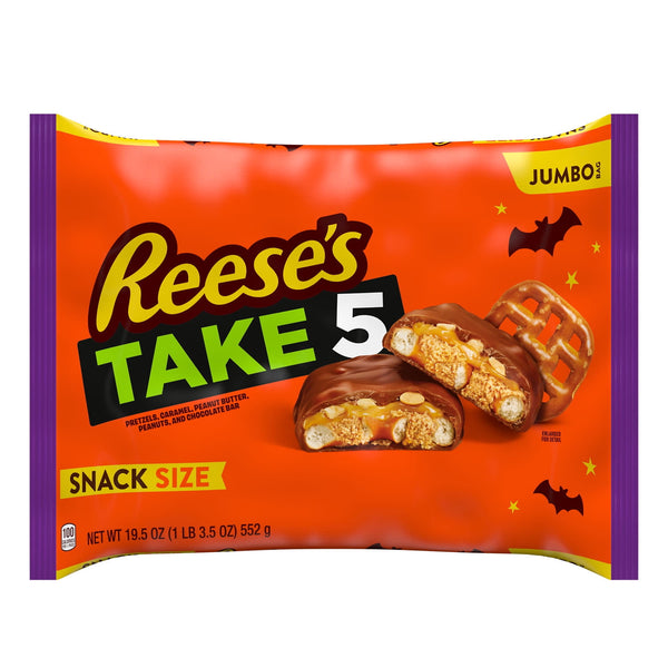 Reese's Take 5 Pretzel Peanut and Chocolate · Pretzels · 553 g · bolsa · tamaño snack