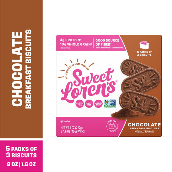 Sweet Loren's Chocolate Breakfast Gluten & Dairy Free · Galletas · 5 pzas de 227 g