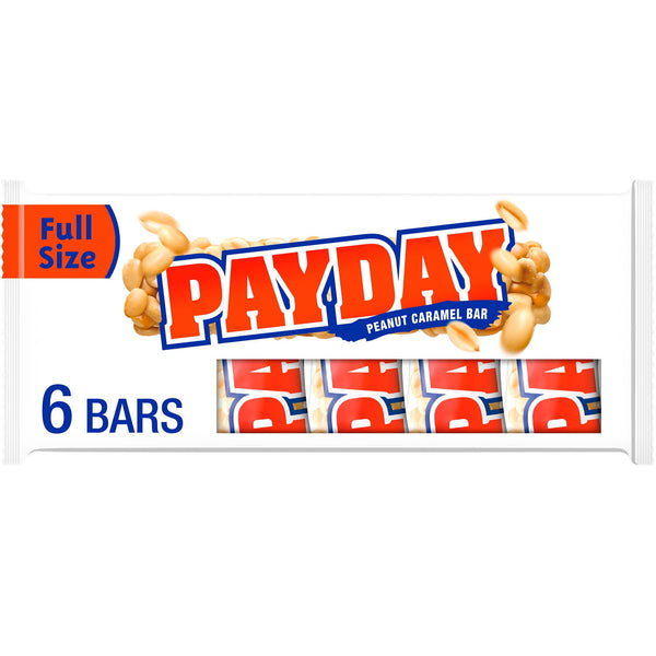 Payday Peanut Caramel · Nueces · 6 pzas de 52 g