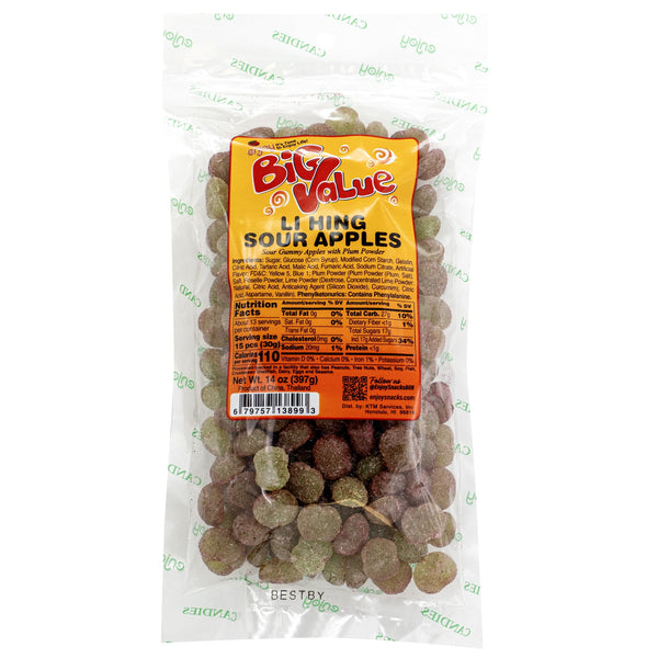 Enjoy BV Li Hing Sour Apples ( · Caramelos · 397 g