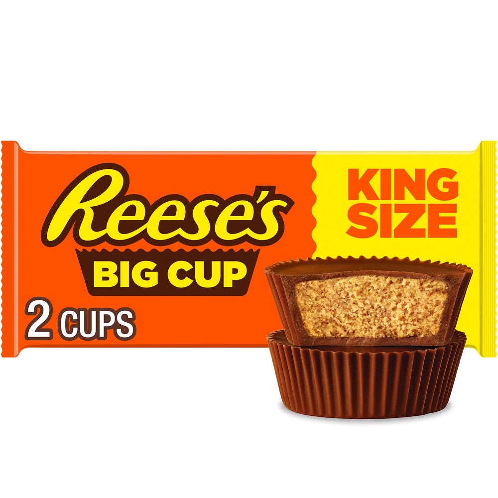 Reese's Big Cup Milk Chocolate Peanut Butter Cups · Caramelos · 79 g · vaso · tamaño king
