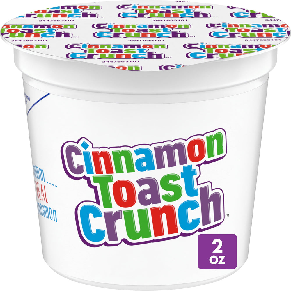 Cinnamon Toast Crunch Cup · Cereal · 57 g · vaso