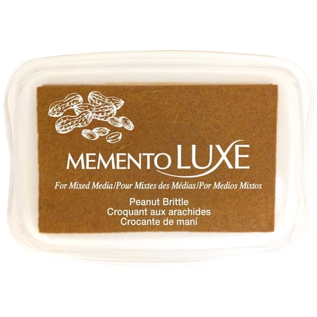 Tsukineko Memento Luxe Ink Pad Lg Peanut Brittle · Nueces
