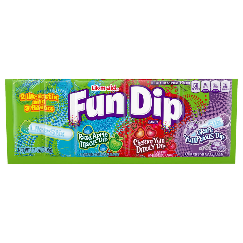Fun Dip Fruit · Caramelos · 40 g