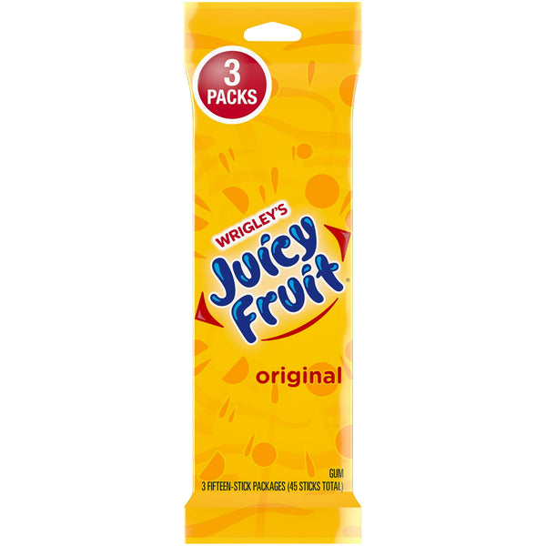 Juicy Fruit · Chicles y mentas · 15 pzas