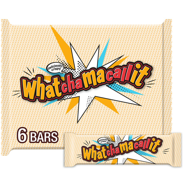 Whatchamacallit Chocolate Caramel and Peanut Crisps · Caramelos · 6 pzas de 45 g