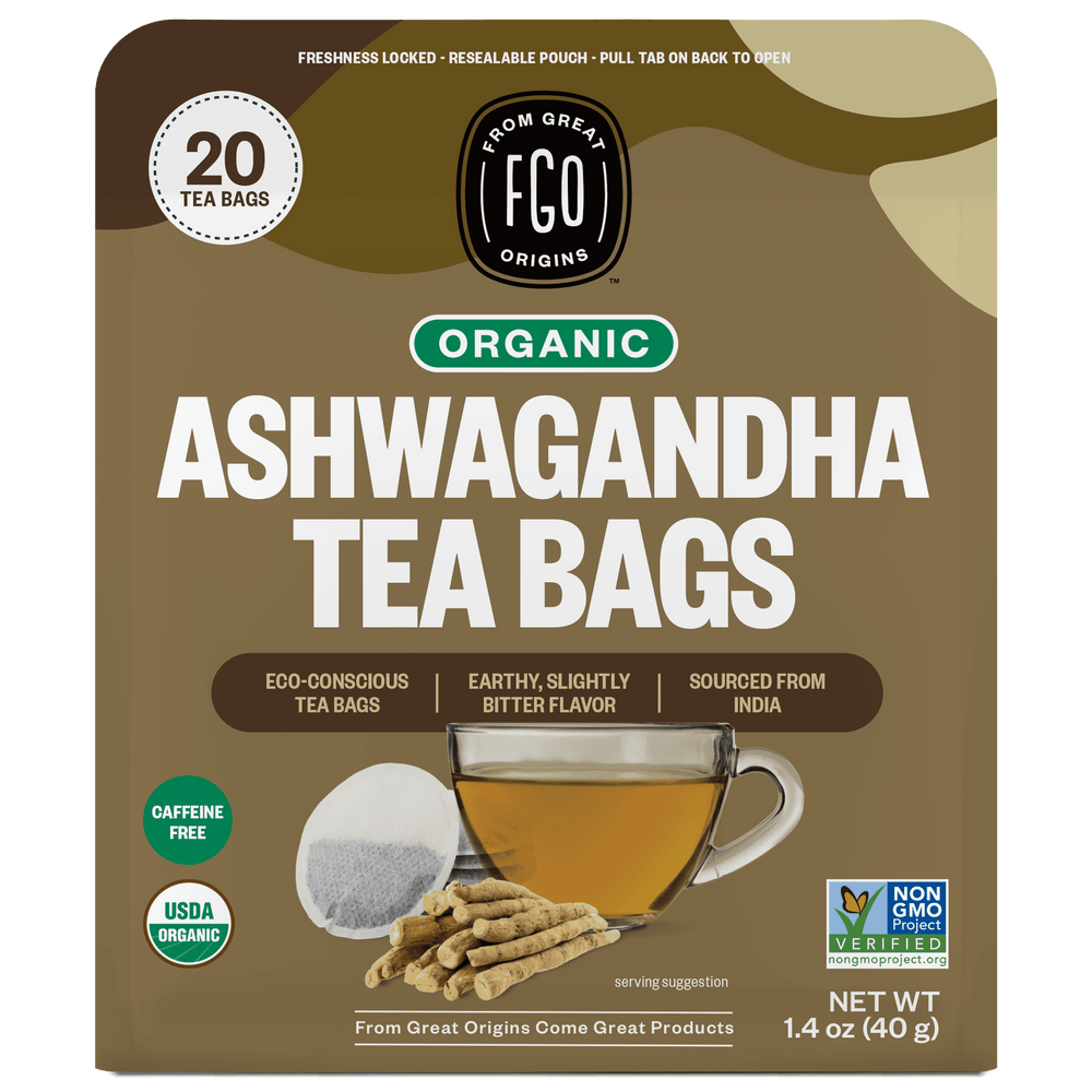 FGO Ashwagandha Tea Organic · Té · 20 pzas