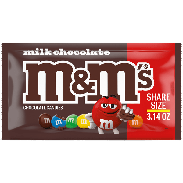 M&M'S Milk Chocolate Pouch Sharing · Caramelos · 89 g · sobre