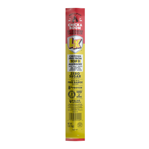 Lorissa's Kitchen Chili Crisp Inspired Chicken Stick · Carne seca · 28 g