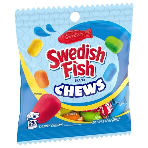 SWEDISH FISH CHEWS ASSORTED SOFT · Gomitas · 60 g
