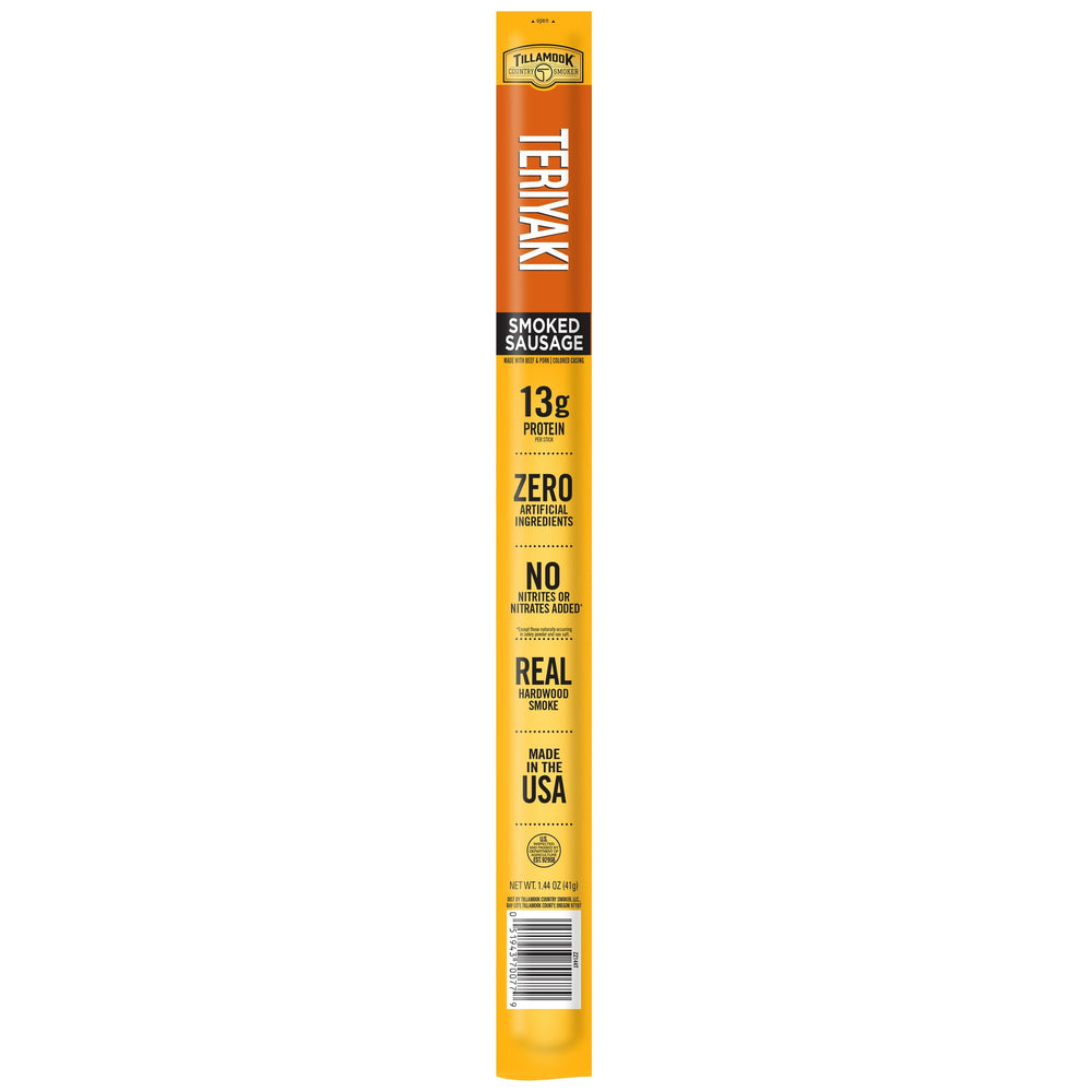 Tillamook Country Smoker Teriyaki Meat Stick · Carne seca · 13 g