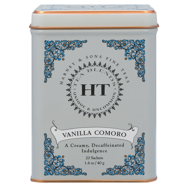 Harney & Sons Vanilla Comoro Decaffeinated Black Tea 20 · Té