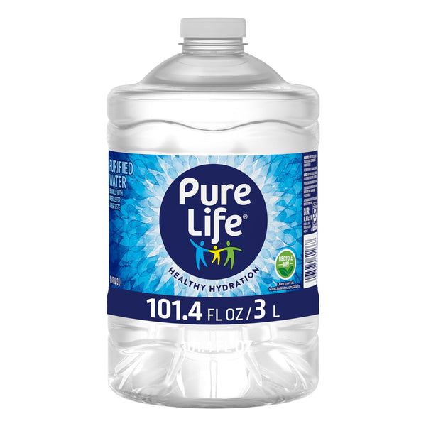 Pure Life Purified Water 3 Liter · Bebida