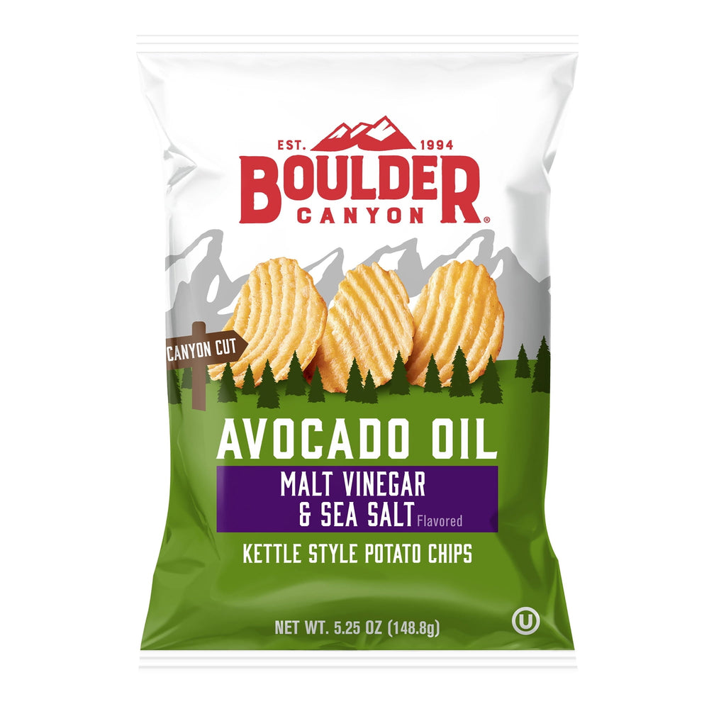 Boulder Canyon Avocado Malt Vinegar & Sea Salt · Papas · 149 g