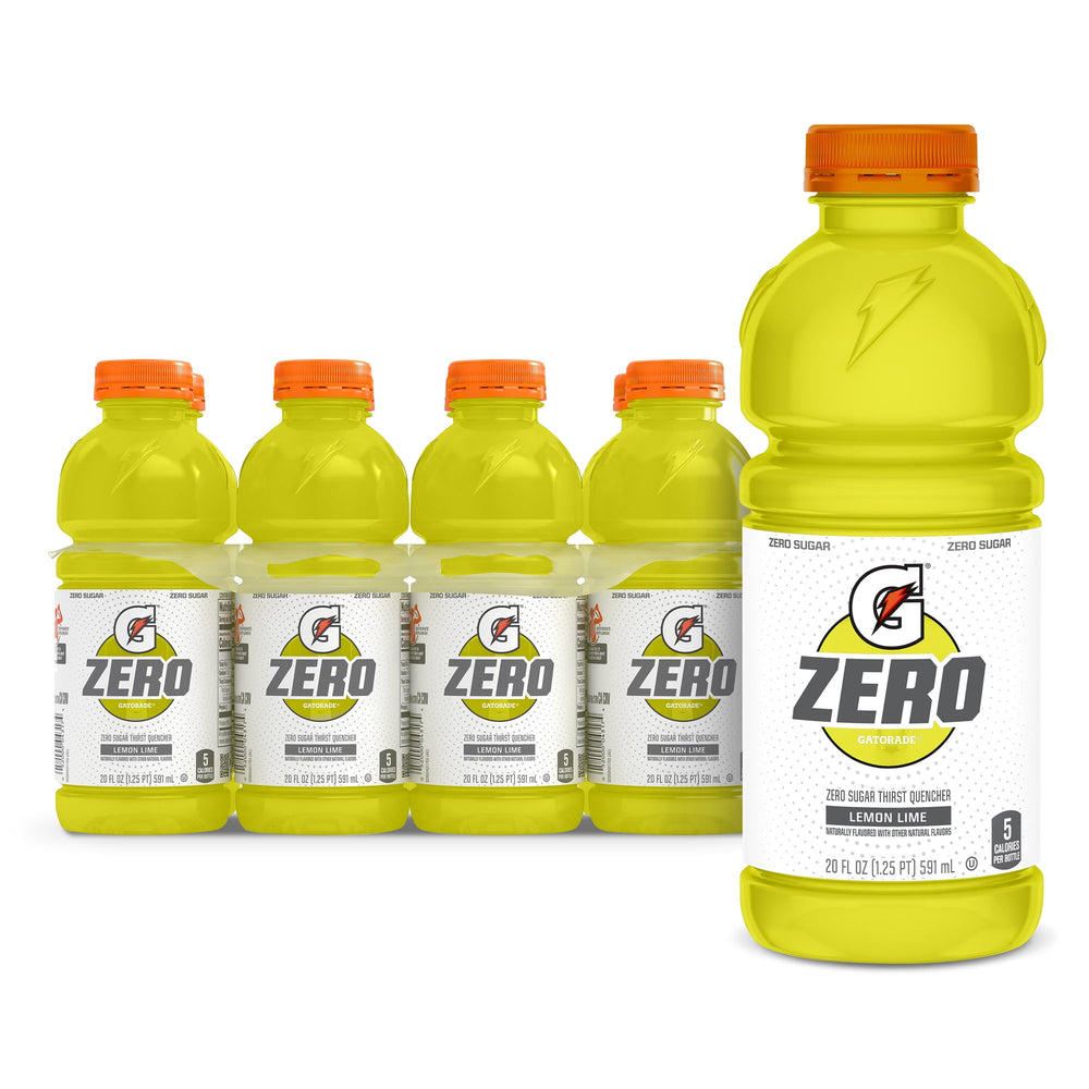 Gatorade Lemon Lime Zero Sugar · Bebida · 8 pzas de 591 ml