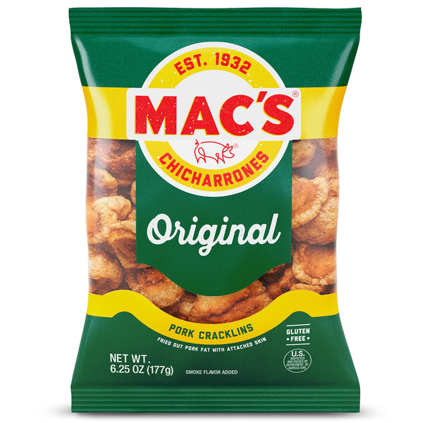 Mac's Original Pork Cracklins · Frituras · 177 g