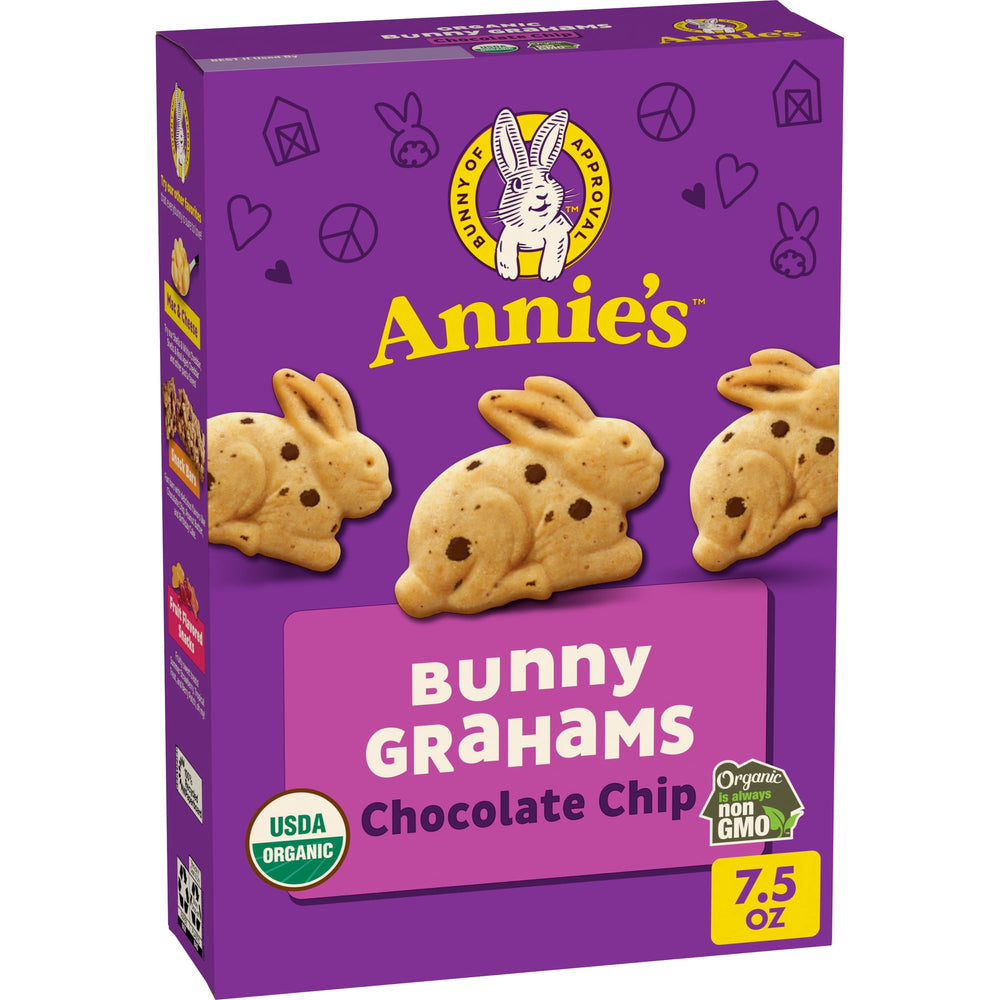Annie's Organic Bunny Grahams Chocolate Chip · Caramelos · 213 g