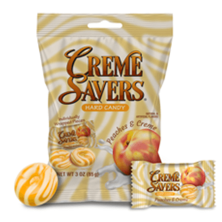 Creme Savers Peaches & Creme · Caramelos · 85 g