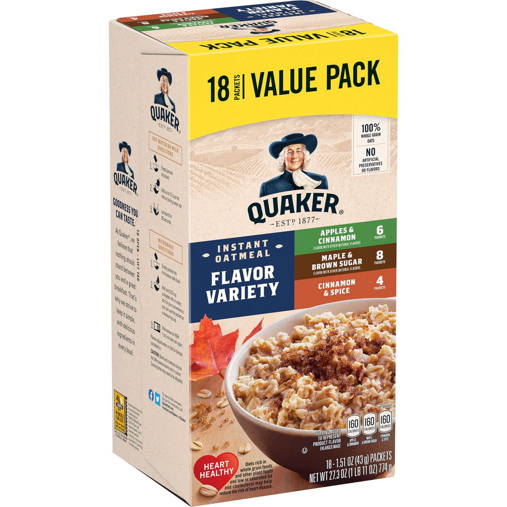 Quaker Variety · Cereal · 18 sobres