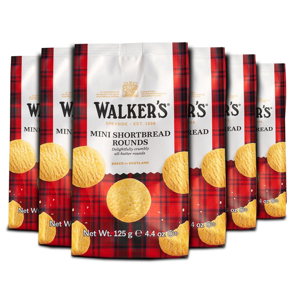 Walker’s Shortbread All-Butter Mini Shortbread Rounds · Galletas · 25 pzas