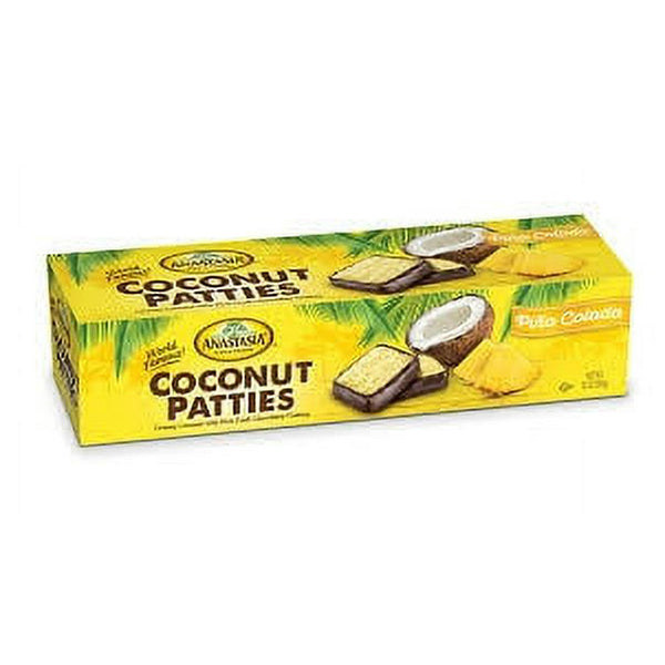 Anastasia Confections Pina Colada Coconut Patties · Pastelitos · 340 g