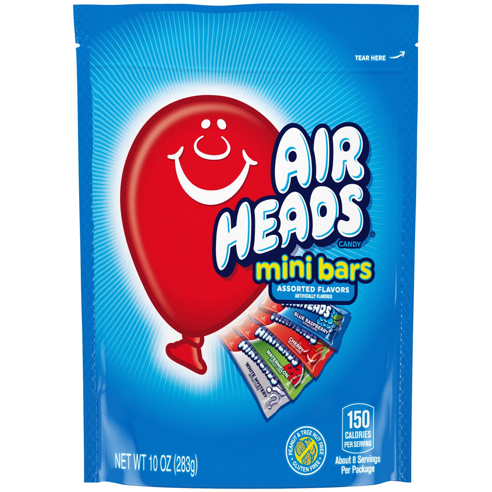 Airheads Variety Bag Assorted Fruit Mini · Caramelos · 283 g · bolsa