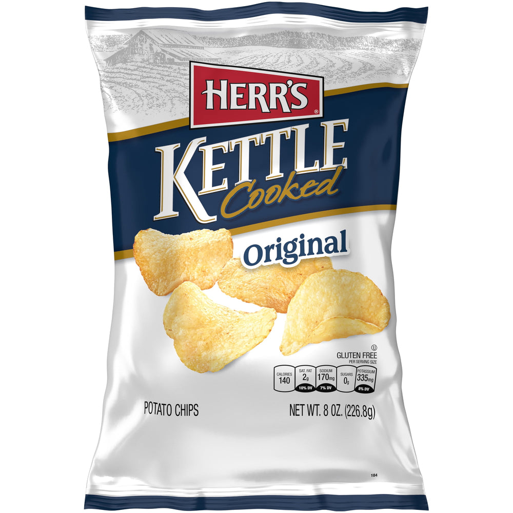Herr's All Natural Kettle Cooked · Papas · 227 g