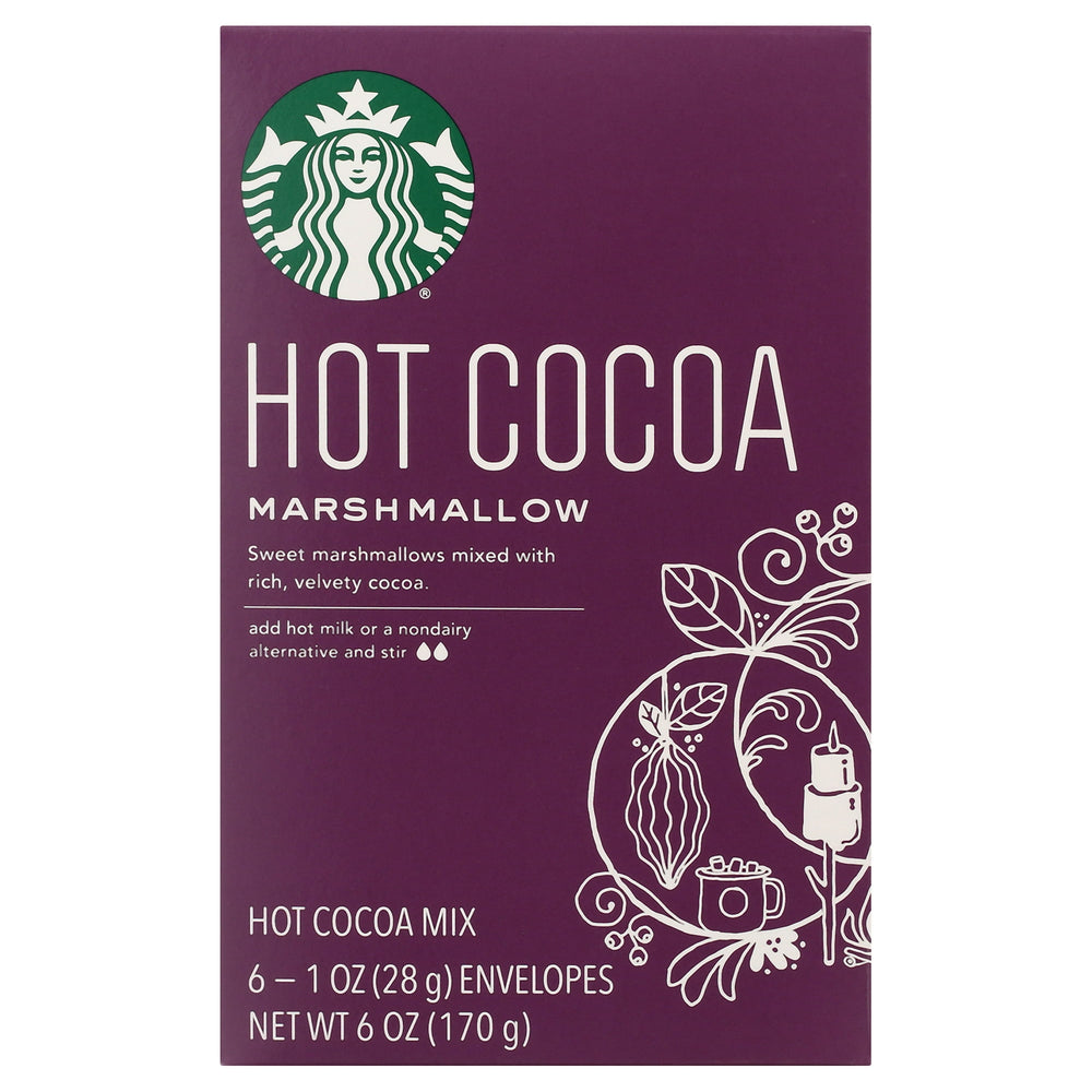 Starbucks Marshmallow Hot Cocoa · Malvaviscos · 6 pzas