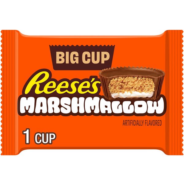 REESE'S Big Cup Marshmallow Milk Chocolate Peanut Butter · Malvaviscos · 40 g · vaso