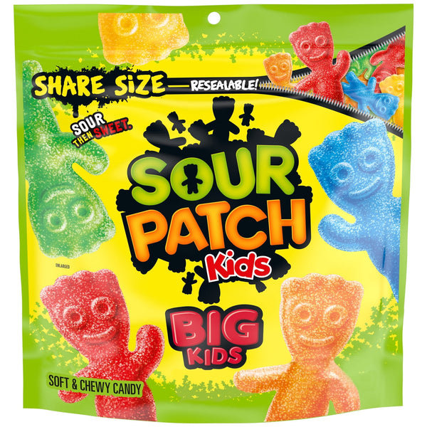 SOUR PATCH KIDS Big Kids Soft · Gomitas · 340 g · tamaño para compartir