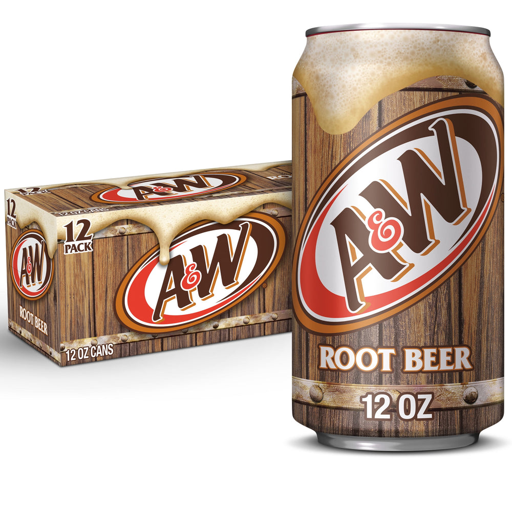 A&W Root Beer · Refresco · 12 latas de 355 ml