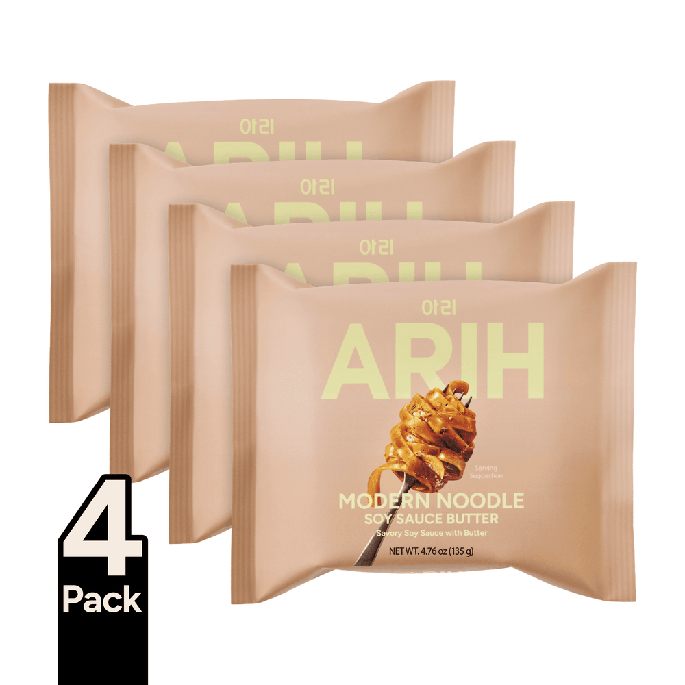 ARIH Modern Noodle · Fideos coreanos · Mantequilla y salsa de soya · 540 g