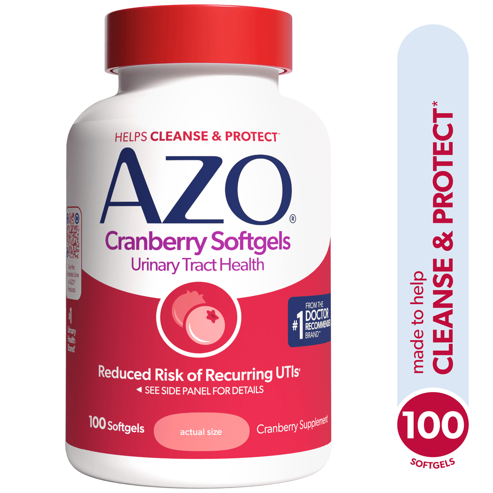 AZO Cranberry · Suplemento para tracto urinario · 100 cápsulas