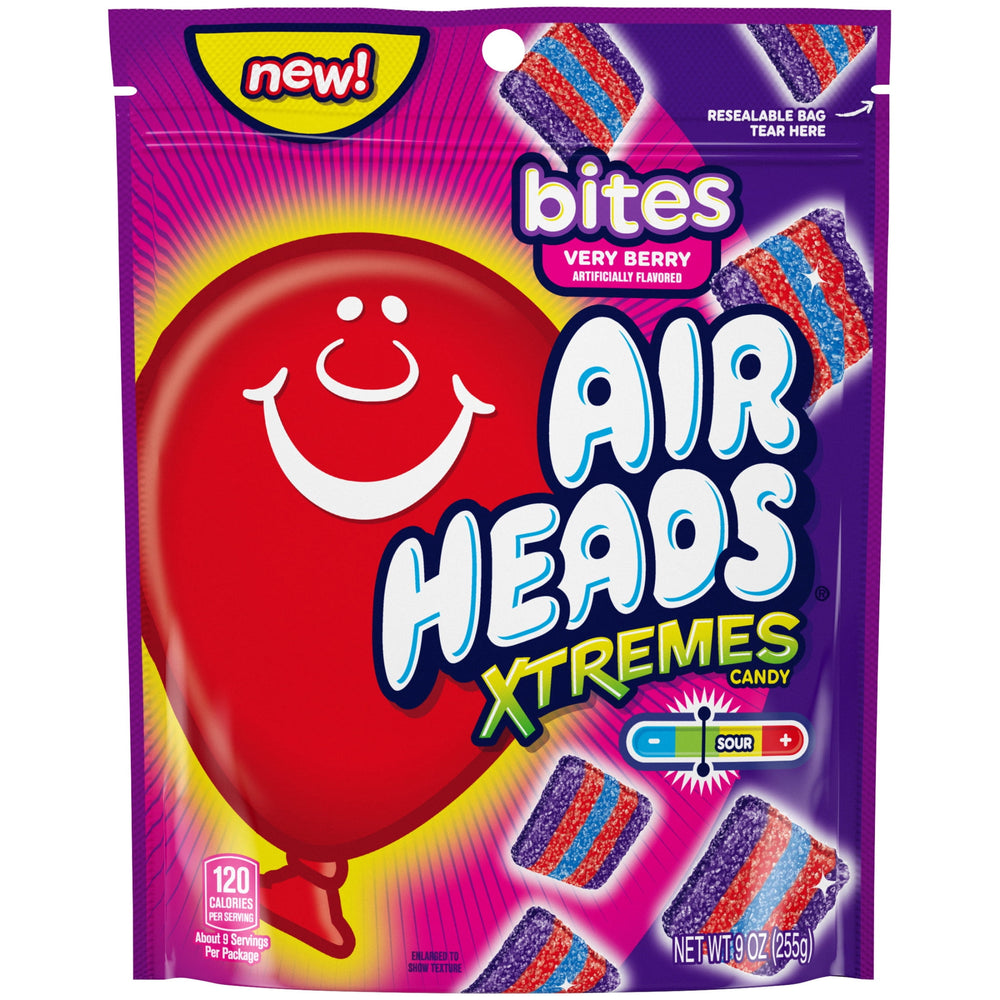 Airheads Xtremes Belts Very Berry · Caramelos · 255 g