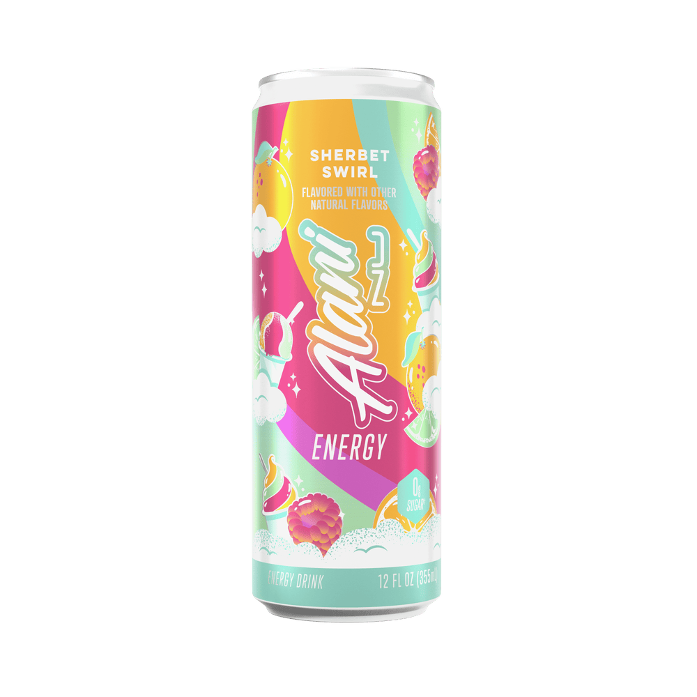Alani Nu Sherbet Swirl · Bebida energética · 355 ml · lata
