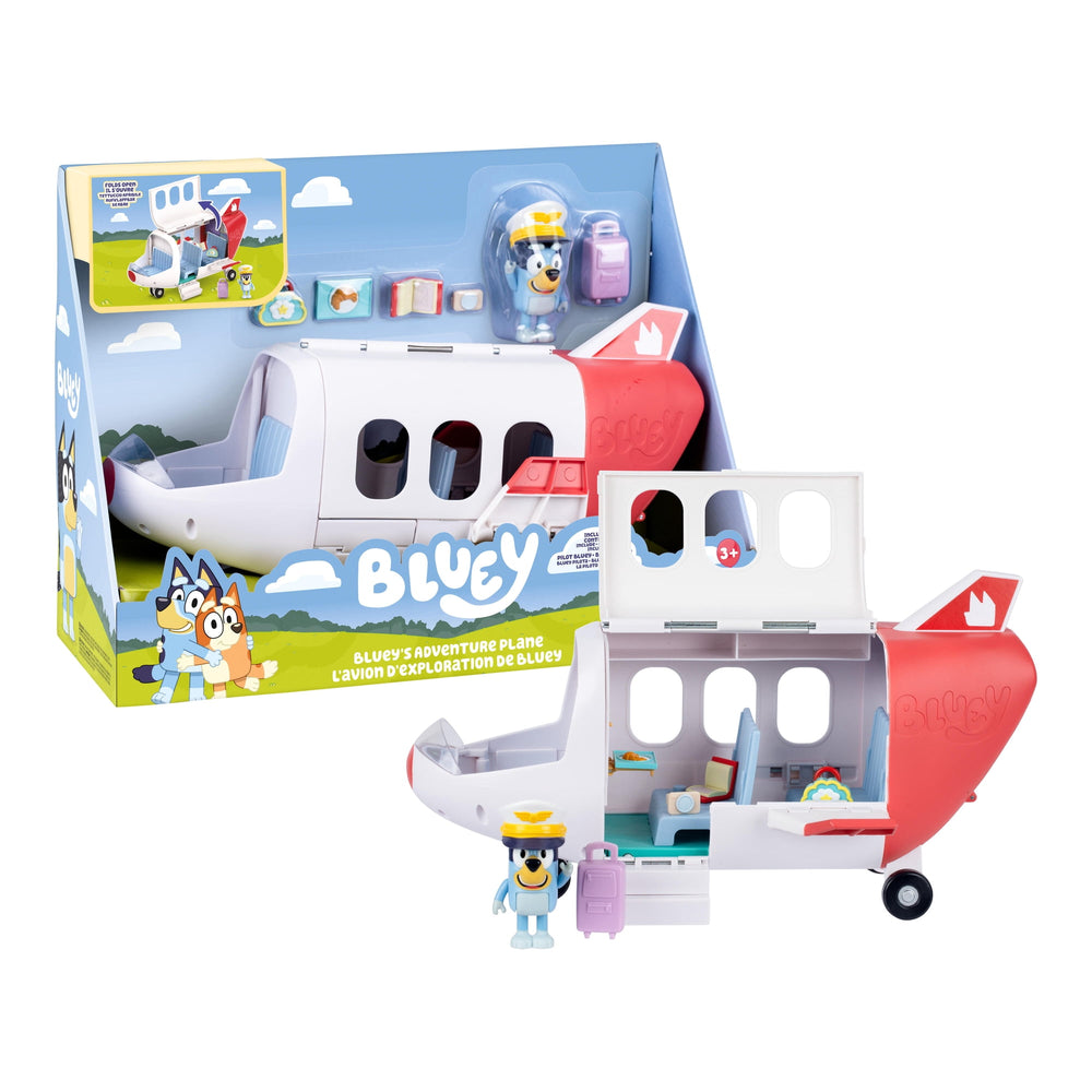 Moose Toys Bluey Adventure Plane · Juguete de avión · Multipieza