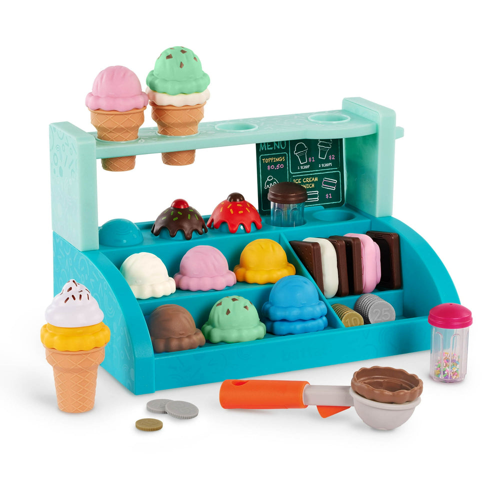 Battat Sweet Sprinkles · Juego de heladería infantil · Set con 40+ piezas