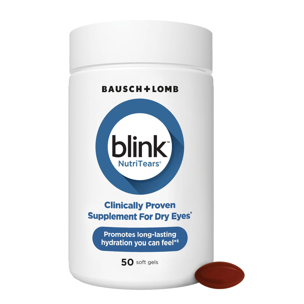 Bausch + Lomb Blink NutriTears · Suplemento para ojos secos · 50 cápsulas