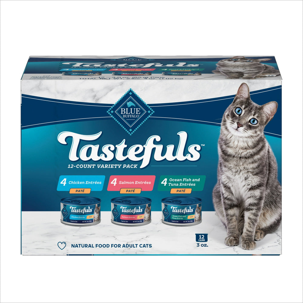 Blue Buffalo Tastefuls · Comida húmeda para gatos · 1.02 kg