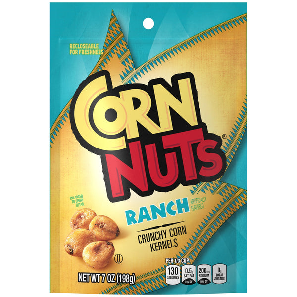 CORN NUTS Ranch Corn Kernels Nuts · Snack salado · 198 g