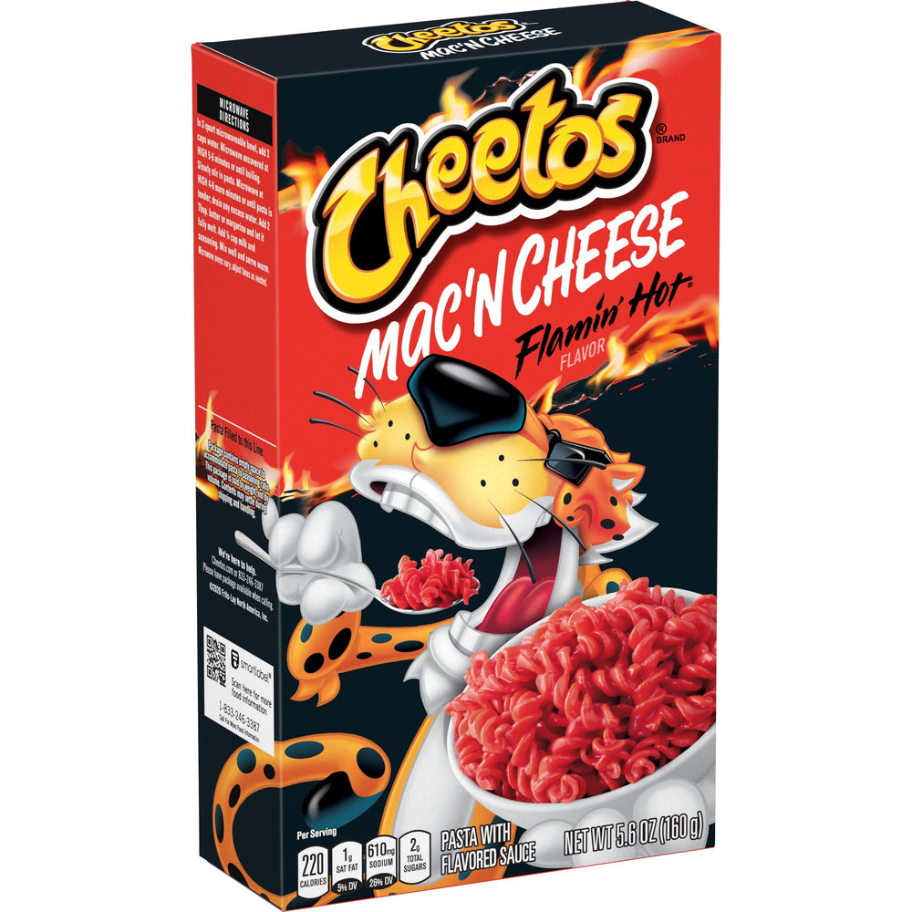 Cheetos Mac 'N Cheese Flamin' Hot · Frituras · 167 g · caja