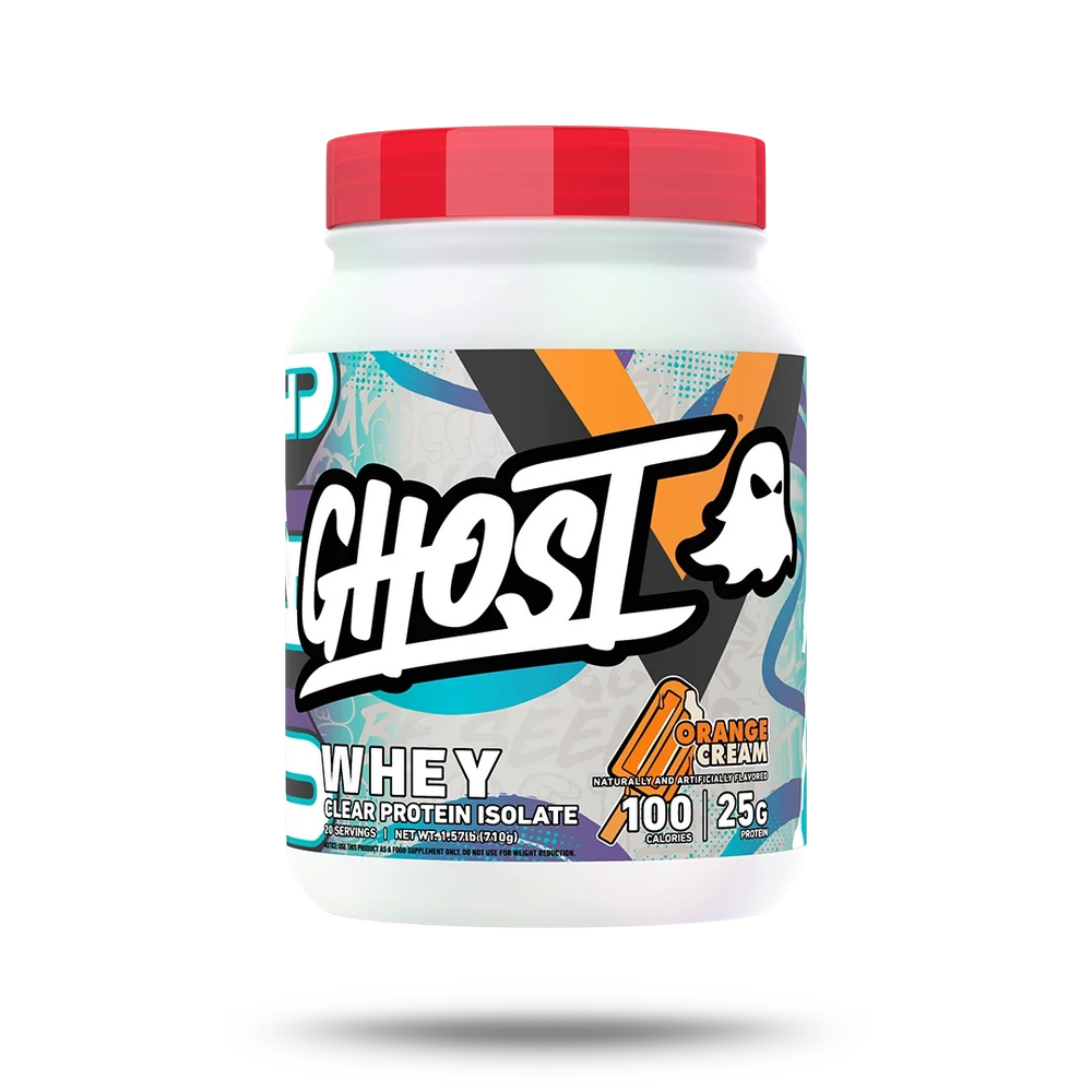GHOST Whey Clear Protein Isolate Orange Cream · Proteína en polvo · 480 g (15 porciones)