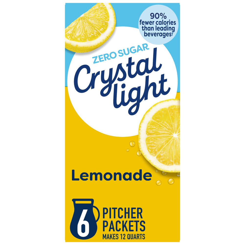 Crystal Light 6 Pitcher Packets · Polvo para agua · 91 g · sobres
