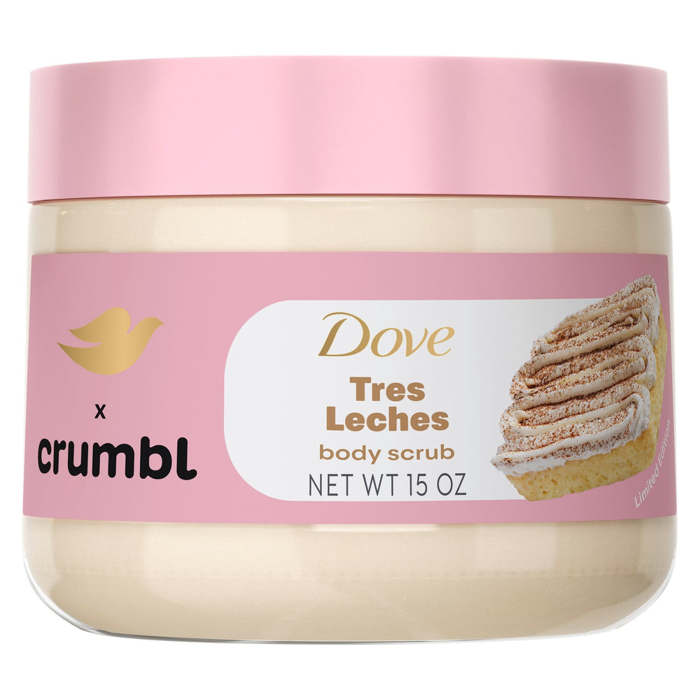 Dove x Crumbl Tres Leches · Exfoliante corporal · 425 g