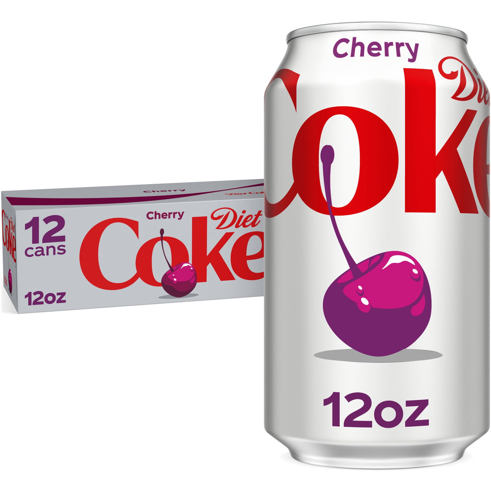 Diet Coke Cherry Diet · Refresco · 12 latas de 355 ml
