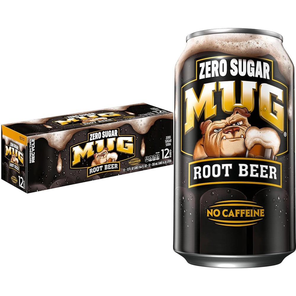 Mug Soda Root Beer Zero Sugar · Refresco · 12 pzas de 355 ml