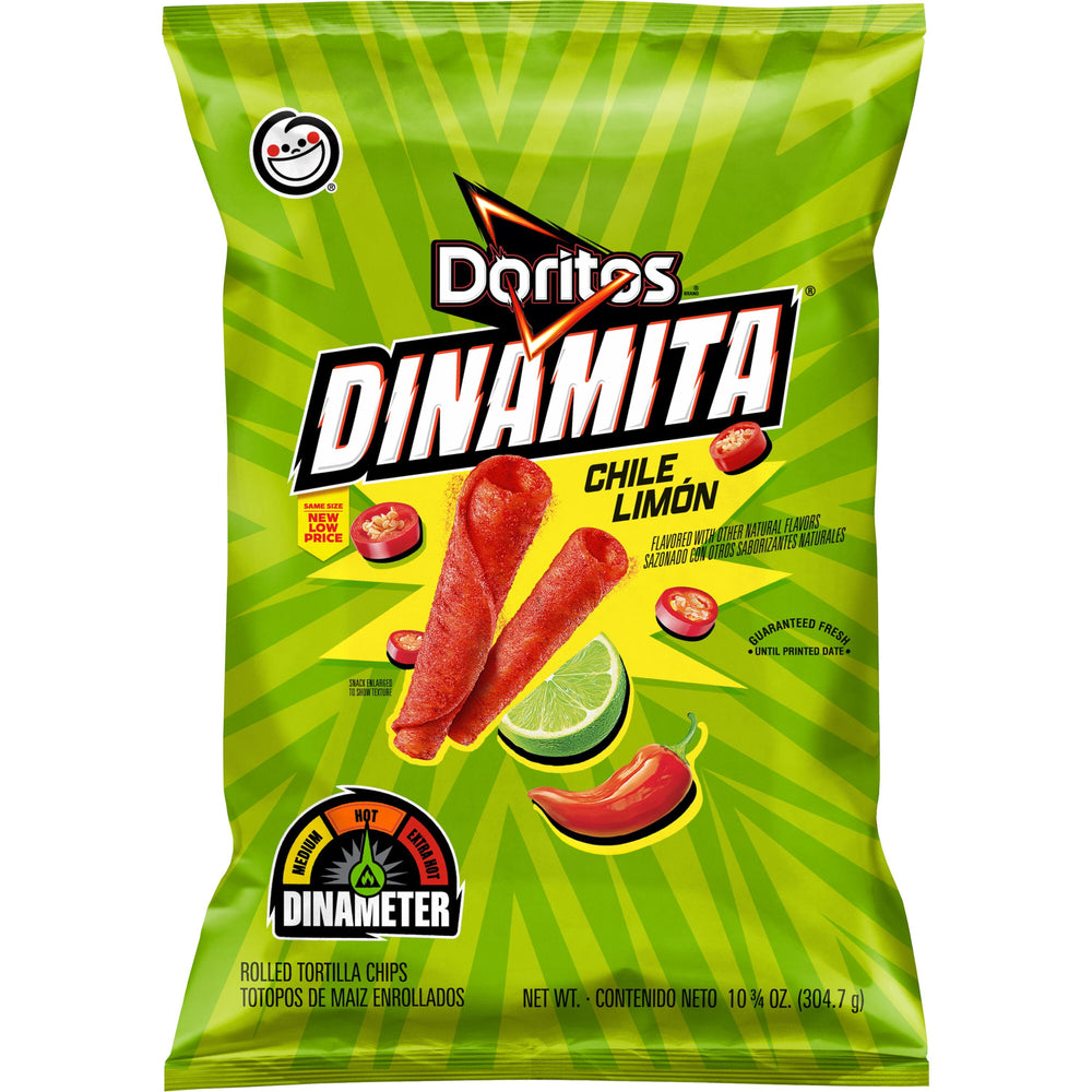 Doritos Dinamita Chile Limon · Totopos · 305 g · bolsa